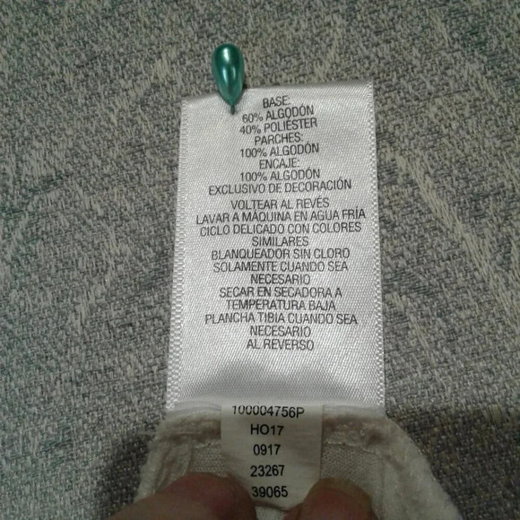 Style & Co  Women's White Cotton Blouse Bell Flared Sleeve Embroidered PM Petite - Picture 7 of 8